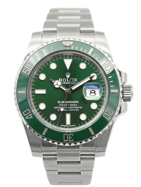 rolex submariner hulk originale|rolex hulk submariner retail price.